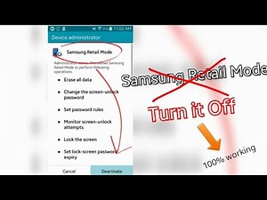 How to TURN OFF Samsung Retail Mode/Demo Mode | ENGLISH