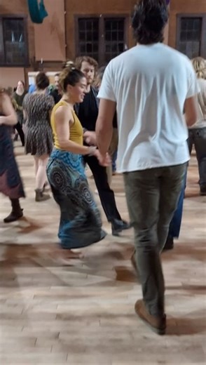 Most Thursdays at Bryson Gym, the Old Farmer’s Ball turns a historic building into a living, breathing celebration of music, movement, and community. Expect live music, effortless steps, and a rotating circle of partners making every night a new adventure ❤️ | Warren Wilson College