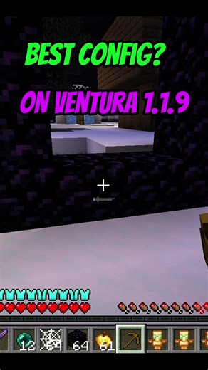 Minecraft Bes Configurations on Ventura Client for PVP