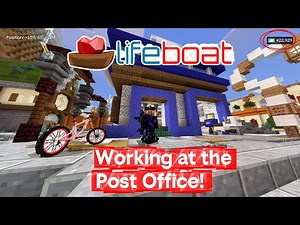 📬 Working at the Post Office! | Lifeboat Bedrock Roleplay Server