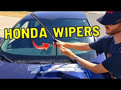 How To Replace Wiper Blades or Inserts on ANY Honda. Civic, CR-V, Accord, HR-V, Fit, Pilot, Odyssey