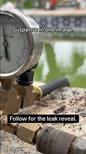 Hydrostatic pressure testing pool and spa lines. Find your leaks easier!