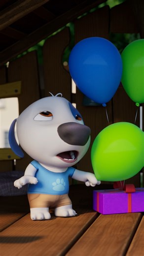 100K views · 409 reactions | Just...one...more...balloon... 爛‍ I can do it!! Right???   https://o7n.co/org-My-Talking-Hank ✘ Talking Hank | Talking Tom | Facebook