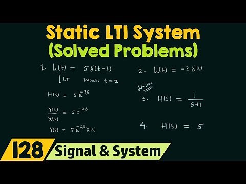 Static LTI System (Solved Problems)