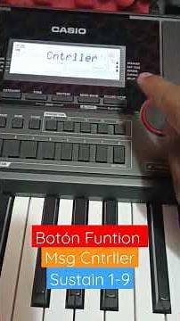 Aprende a Usar Funtion Sustain y sus 9 opciones Casio CT-X5000 CT-X3000