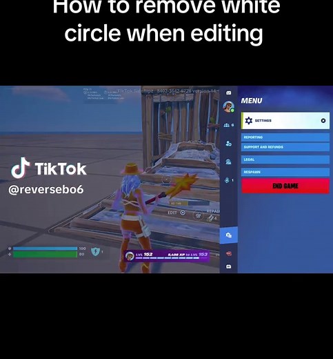 Reverse✝️ OĠ (@reversebo6)’s video of how to take the circle off when you edit