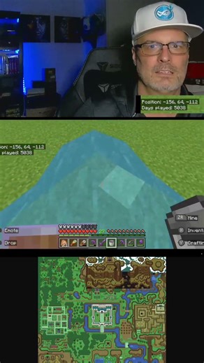 Minecraft water bucket clutch - Get Good! #minecraft #waterbucket #clutch #waterbucketclutch