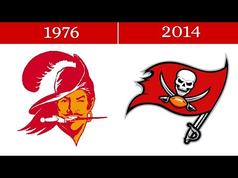 The Evolution of TAMPA BAY BUCCANEERS Logo (through the years)