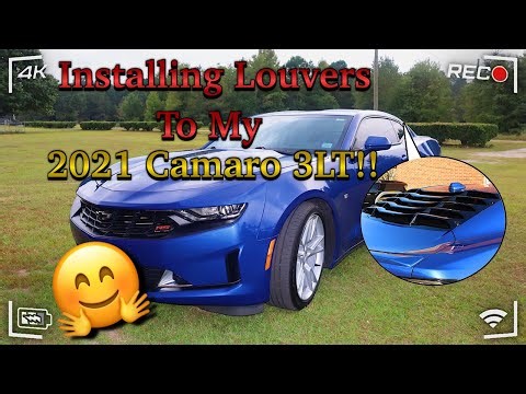 Installing Louvers To My 2021 Camaro 3LT