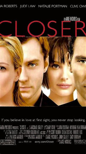 grief on Instagram: "After being in a relationship for a year, Dan gets bored of Alice. He meets Anna and takes an instant liking to her, after which their lives take unexpected turns. Closer 2004 ‧ Romance/Drama ‧ 1h 44m DISCLAIMER: I DO NOT own the rights to the music or movie clips used. All content belongs to its respective owners. No copyright infringement intended."