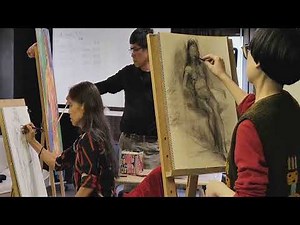ヌードデッサンの現場（2025/01/24午後） model：波（クロッキーF美術館）
