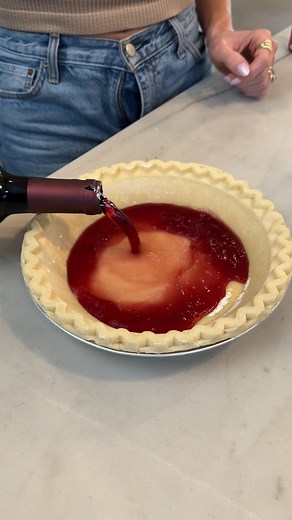 How to make wine pie! 🍷🥧 Grandma's secret recipe (This original video was produced by Network Media, LLC and Adley Kinsman) | Life According to Us