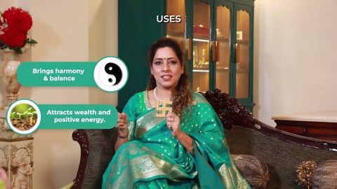 Home Genie Vastu/Feng Shui Copper Swastik Pyramid Door Sign for All Vastu Problems, Prosperity & Success