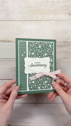 Phrases + Frames Bundle Sneak Peek Anniversary Card with New In Colors