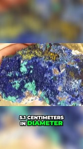 Azurite, often near copper, creates stunning specimens worldwide. Bisbee, Arizona has 2-inch rosettes, but Namibia boasts the best, reaching 10 inches! A geological marvel. #Azurite #CopperDeposits #MineralSpecimens #Geology #Namibia | Mineral Gemstones