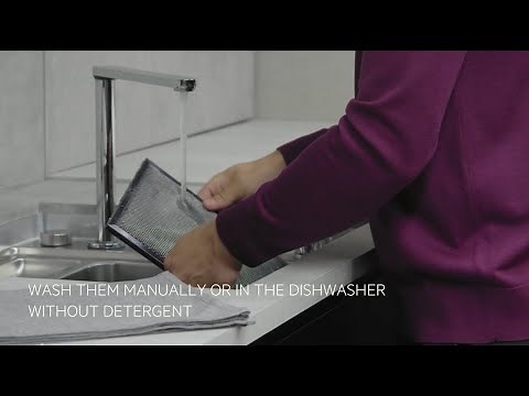 How to clean your 2-in-1 Filter and Grease Filter in your Extractor Hob