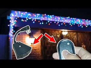 I wish I thought of this before. Control your lights with a remote. HYPER TOUGH WIRELESS OUTLETS