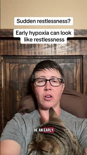 A suddenly restless patient isn't always just anxious