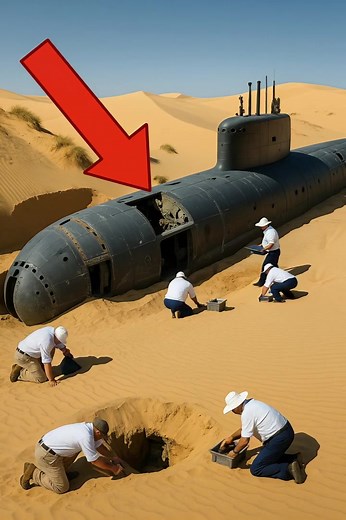 5.2K views · 3 comments | Researchers stumbled upon an ancient submarine stranded deep in the desert—what they uncovered inside left everyone absolutely stunned  See the continuation in the first comment  | Love USA | Facebook
