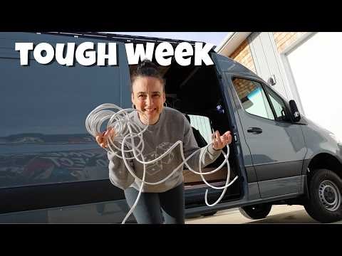 It was a tough week | van build progress