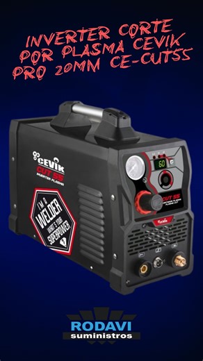 Ferretería • Bricolaje • Herramienta • Maquinaria on Instagram: "🟦INVERTER CORTE POR PLASMA CEVIK PRO 20MM CE-CUT55 - Grupo Cevik @grupo_cevik 🟦 • Alta velocidad de corte que permite completar trabajos rápidamente. • Espacio de corte estrecho y superficie de corte suave que minimizan la necesidad de acabados posteriores. • Reduce el tiempo de trabajo gracias a su alta eficiencia y rapidez en cortes rectos y curvos. • Aumenta la seguridad del usuario con características avanzadas de protección 