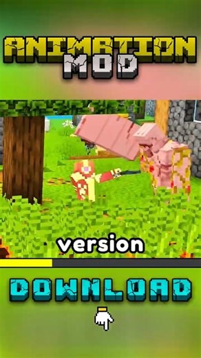BEST Animation Mod for Minecraft PE 1.21 🔥 #shorts #minecraft