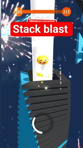 🥶STACK SMASH GAMEPLAY💜 #stacksmash #stackball #shortsvideo