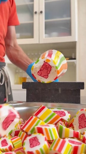 5.4K views | Extreme Candy Art Satisfying ASMR Candy Cutting Mastery! #asmr #viral #candy #fyp #funny | CANDY ART | Facebook