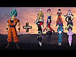 Goku With All Animes Fusion 😈 #goku #dragonball #trending