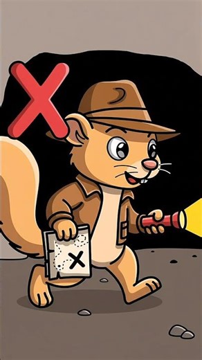X Marks the Spot! Coloring Fun with Xerus Pal 🐿️🔦