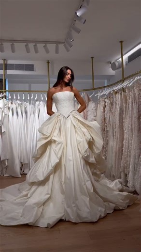 Galia Lahav on Instagram: "Giving sculpted volume and Gilded Age elegance, LENOX of dreams with @galamir__ ✨ #GaliaLahav #GLBride"