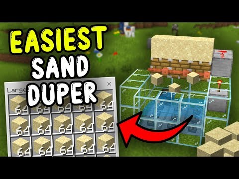 NEW EASIEST SAND Duper Minecraft Bedrock 1.21+!