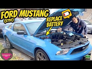 How to: 2010 Ford Mustang Battery Change (S197 Model)