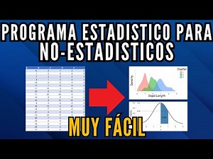 El PROGRAMA ESTADÍSTICO MÁS FÁCIL y GRATIS | Sin Programar | Tutorial con caso práctico en Español