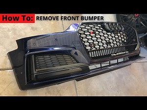 How to Remove Front Bumper | Audi S5 Sportback B9 |