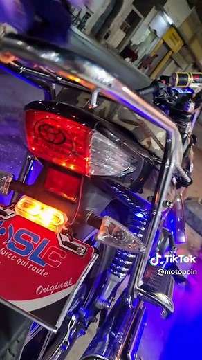 bande led #slc #forza #motorcycle #الشعب_الصيني_ماله_حل😂😂 #moto #explore #peugeot103
