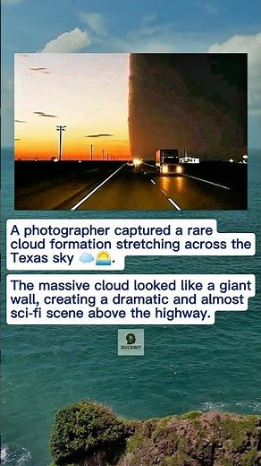Rare “Wall Cloud” Formation Captured in Texas Sky