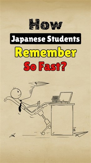 How Japanese Students Remember Everything So Fast #shorts #shortsfeed #studytips