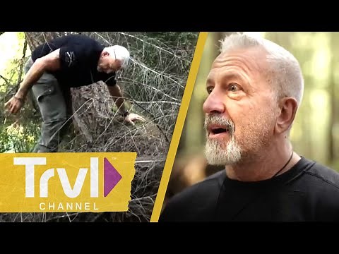 Russell Finds Collection of Possible Bigfoot Nests| Expedition Bigfoot | Travel Channel