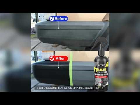 Car Plastic Restorer Coating Agent Auto Plastic Rubber Exter Discount 50% #AliExpress