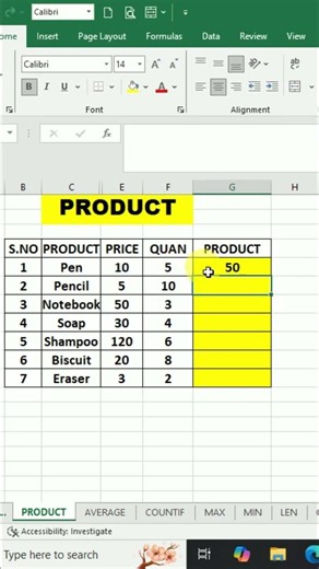 The easiest way to multiply 🤯 | Excel PRODUCT Formula