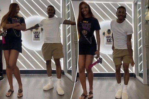 Angel Reese’s championship victory tour includes dancing with Ja Morant