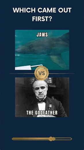 The Godfather or Jaws — which came out first? 🦈