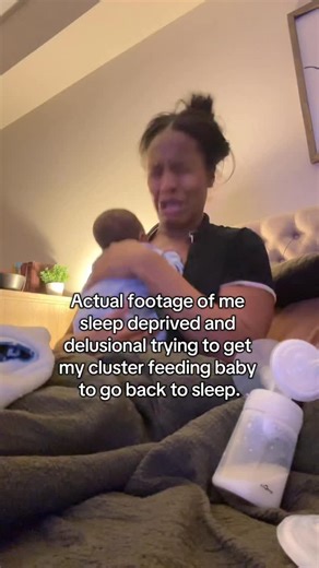 Moe Price on Instagram: "Better question: do you know the sandman????? Cause wth is this!!?!?! 🥱😭 3 weeks old and my guy won’t let up. Everytime I turn around he’s been ready to eat! I don’t remember cluster feeding happening so soon with my last baby—but it has been 3 years…I’m practically starting all over again 😵‍💫😮‍💨😳 #motherhood #mom #breastfeeding #newborn #postpartum"