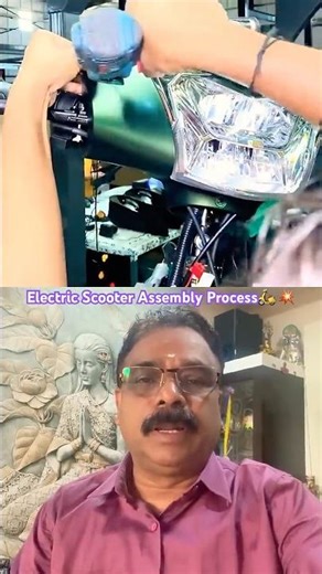 1 Minute💥 Electric Scooter Assembly Process🛵🏍️🥰#scooter #assembly #ytshort #electricscooter