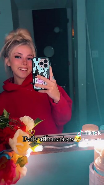 My daughters mirror has the best vibe 🌺 #fouryou #alberta #blonde #pov #tik_tok #mama #fypシ #gettingolder #humor #doubleexposure #happy #onthisday #flowers