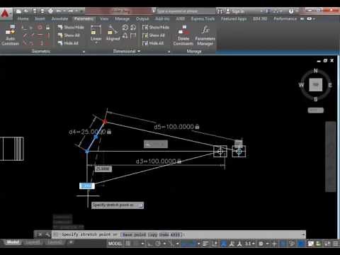 Mechanism Design using AutoCAD