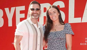 Newlywed Paul Byrom looks loved up at 28 Years Premiere