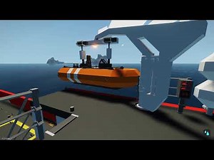 Stormworks - Davit System Tutorial - Launch & Recovery