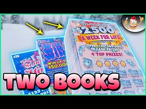 TWO FULL BOOKS OF FLORIDA LOTTERY SCRATCH OFFS!!